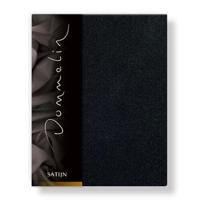 Dommelin Dommelin Hoeslaken Uni Satijn 300TC 533 Zwart 120x220/30 - thumbnail
