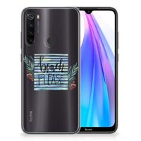 Xiaomi Redmi Note 8T Telefoonhoesje met Naam Boho Beach - thumbnail