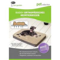 Sun Garden buddy orthopedisch hondenkussen 120x72x10cm beige/gemeleerd - thumbnail