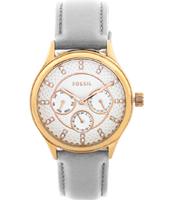 Horlogeband Fossil BQ3093 Leder Wit 18mm - thumbnail