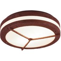 Led Plafondlamp - Badkamerlamp - Trion Murinay - Opbouw Rond - Waterdicht Ip54 - E27 Fitting - 2-lichts - Roestkleur - - thumbnail
