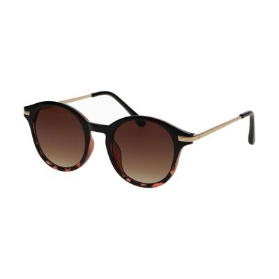 Spectrum zonnebril rond half tortoise/ zwart dames Spectrum zonnebril rond half tortoise/ zwart dames