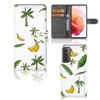 Samsung Galaxy S21 Hoesje Banana Tree - thumbnail