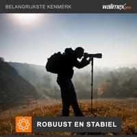 Walimex FT-1502 Pro Monopod 177cm - Stevig aluminium monopod - 10 kg draagvermogen - Fliplock snelsluitingen - Ideaal voor DSLR, DSLM en compacte camera's - Met polsband en tas - thumbnail