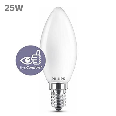 Philips LED 76337400 LED-lamp Energielabel E (A - G) E14 Kaars 2.2 W = 25 W Warmwit (Ø x h) 3.5 cm x 9.7 cm Filament / Retro-LED 1 stuk(s)