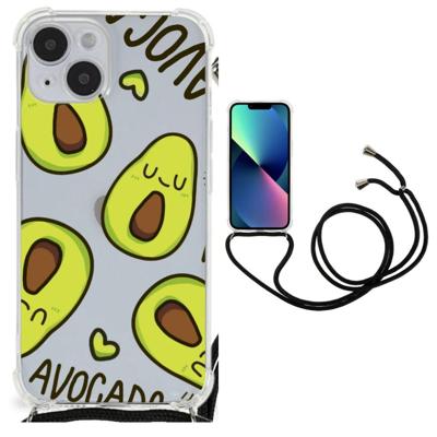 iPhone 14 Plus Stevig | Bumper Hoesje | Avocado Singing iPhone 14 Plus Stevig | Bumper Hoesje | Avocado Singing