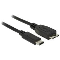 Delock 83676 USB-kabel USB 3.2 Gen1 USB-C stekker, USB-micro-B 3.0 stekker 0.50 m Zwart - thumbnail