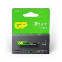 GP Ultra plus alkaline aaa-batterijen 4pk - thumbnail