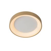 Lucide VIDAL - Plafonnière - Ø 28 cm - LED Dimb. - 1x20W 2700K - Mat Goud / Messing - thumbnail