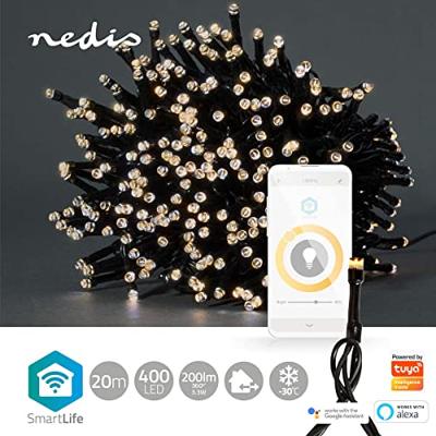 Nedis WIFILX01W400 Smartlife Decoratieve Led Koord Wi-fi Warm Wit 400 Led&apos;s 20.0 M Android™ / Ios - thumbnail
