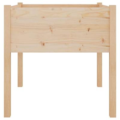 VidaXL Plantenbakken 2 st 70x70x70 cm massief grenenhout VidaXL Plantenbakken 2 st 70x70x70 cm massief grenenhout