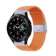 Braided nylon bandje - Oranje - Samsung Galaxy Watch 4 Classic - 42mm / 46mm - thumbnail