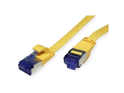 VALUE FTP patchkabel, Cat.6A (Class EA), extra plat, geel, 2 m VALUE FTP patchkabel, Cat.6A (Class EA), extra plat, geel, 2 m