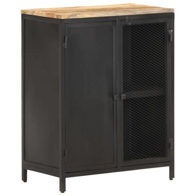 VidaXL Dressoir 60x35x78 cm massief ruw mangohout