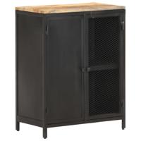 VidaXL Dressoir 60x35x78 cm massief ruw mangohout - thumbnail