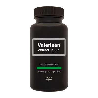 Valeriaan extract puur 500mg 90 Capsules