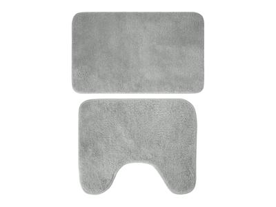LIVARNO Badmat set 2-delig (Grijs) LIVARNO Badmat set 2-delig (Grijs)