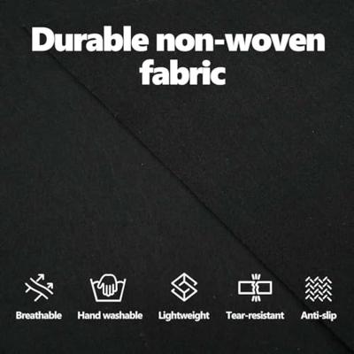 VidaXL Zwembad grondzeil zwart ø 366 cm niet-geweven stof