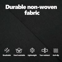 VidaXL Zwembad grondzeil zwart ø 366 cm niet-geweven stof - thumbnail