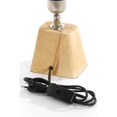 Light & Living lampvoet mangohout kardan 11x9x19cm naturel
