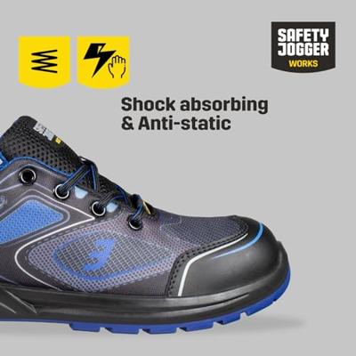 Safety Jogger Cador Laag S1P | Blauw | Maat 42 - 00.118.083.42 - thumbnail
