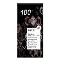 100% pure chocolade met cacao nibs - 80 gram - thumbnail