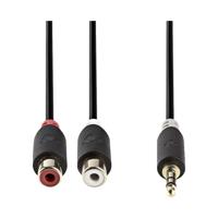 Nedis Stereo-Audiokabel | 3,5 mm Male | 2x RCA Female | 0.2 m | 1 stuks - CABW22250AT02 CABW22250AT02 - thumbnail