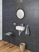 Grohe Euro Keramiek Fontein 37x18 cm met Kraangat en Overloop Wit - thumbnail