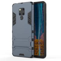 Schokbestendige PC + TPU Case voor Huawei mate 20 X met houder (marineblauw) - thumbnail