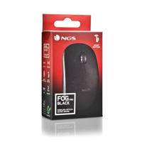 Wireless muis NGS SILENT MOUSE Zwart 1000 dpi (1 Stuks) - thumbnail