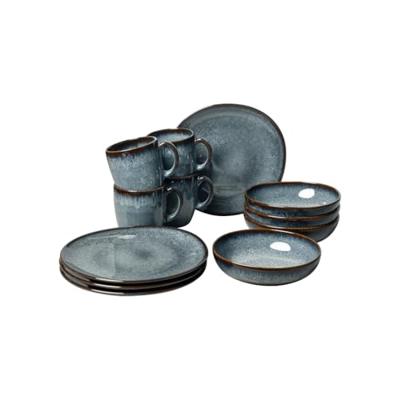LIKE BY VILLEROY & BOCH - Lave - Ontbijtbord 23cm Gris LIKE BY VILLEROY & BOCH - Lave - Ontbijtbord 23cm Gris