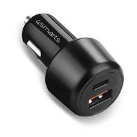 4Smarts 456260 USB-oplader 65 W, 18 W 1x USB-C, 1x USB-A USB PD, Quick Charge Zwart Auto, Vrachtwagen Snellader - thumbnail