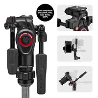 Manfrotto Befree GT PRO 3-Way carbon tripod - thumbnail