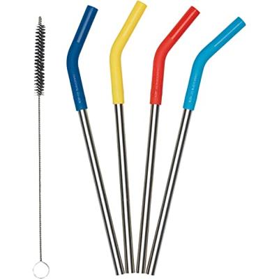 Klean Kanteen Straw 4 Pack 8Mm Rietje Drinken Accessoire Multi Color/Steel