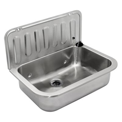 Uitstortgootsteen Differnz 50x35cm met Afvoerstop RVS Uitstortgootsteen Differnz 50x35cm met Afvoerstop RVS