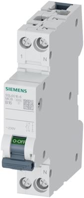 Siemens 5SL60166 5SL6016-6 Zekeringautomaat B/6 kA 1-polig 16 A 230 V