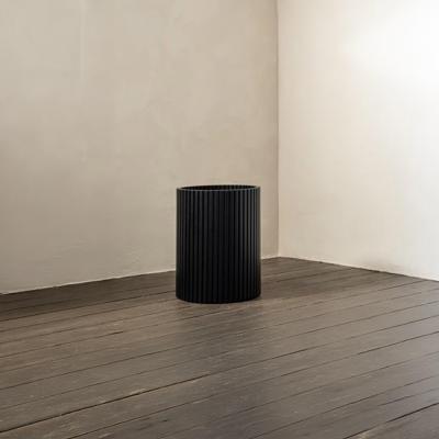 Ethnicraft Prullenbak 'Roller Max' Mahoniehout, kleur Zwart