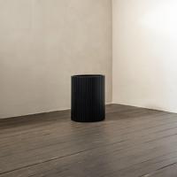 Ethnicraft Prullenbak 'Roller Max' Mahoniehout, kleur Zwart - thumbnail