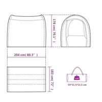 Opbergtent waterdicht groen - thumbnail