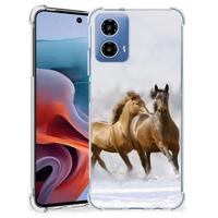 Motorola Moto G34 Case Anti-shock Paarden - thumbnail