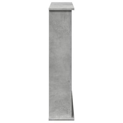 Haardombouw 75x20x87,5 cm bewerkt hout betongrijs