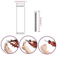 Handvatten 20 st 480 mm roestvrij staal goudkleurig - thumbnail