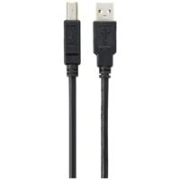 Renkforce USB-kabel USB 2.0 USB-A stekker, USB-B stekker 15.00 m Zwart Actief met signaalversterking RF-5720400 - thumbnail