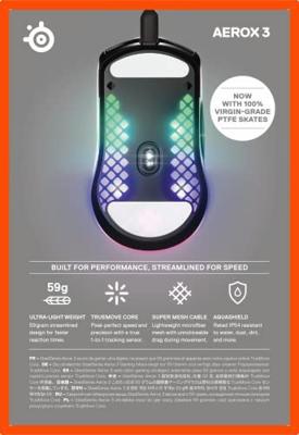 SteelSeries Aerox 3 Onyx 2022 gaming muis