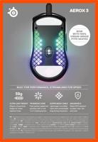 SteelSeries Aerox 3 Onyx 2022 gaming muis - thumbnail