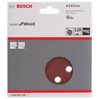Bosch Accessories Best for Wood 2608605106 Excenterschuurpapier Met klittenband, Geperforeerd Korrelgrootte (num) 120 (Ø) 115 mm 5 stuk(s) - thumbnail
