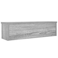 VidaXL Keukenrekken stapelbaar 2 st 60x15x16 cm grijs sonoma eiken - thumbnail