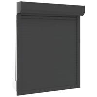 Rolluik 100x130 cm aluminium antracietkleurig - thumbnail
