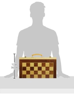 Small Foot houten schaakspel en backgammon Small Foot houten schaakspel en backgammon