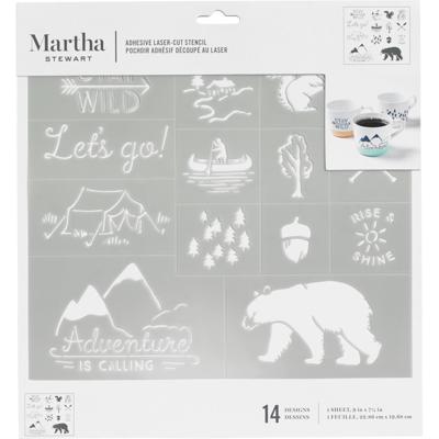 Martha Stewart • adhesive stencil outdoor 1 vel